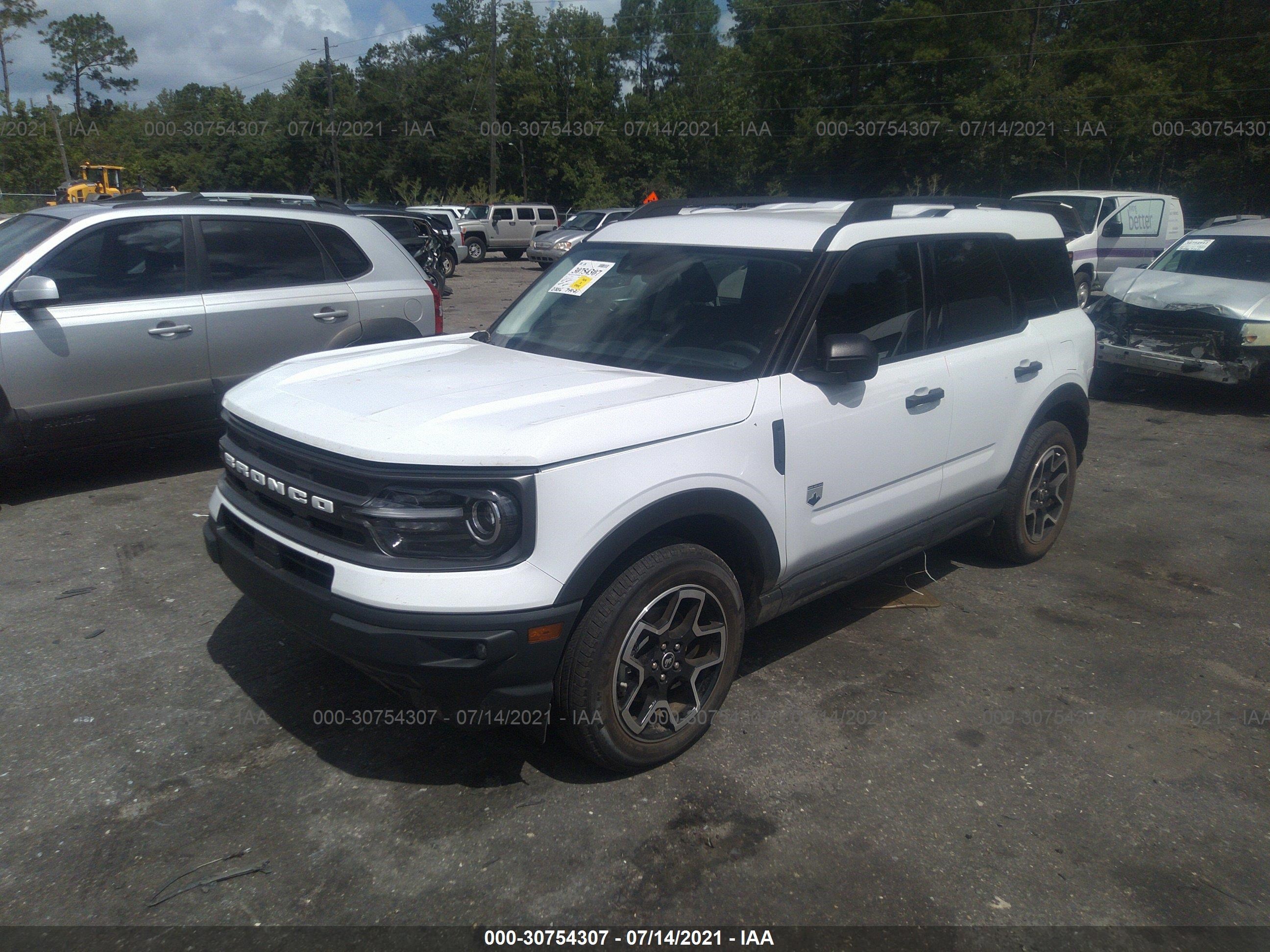 Photo 2 VIN: 3FMCR9B61MRA12782 - FORD BRONCO SPORT 