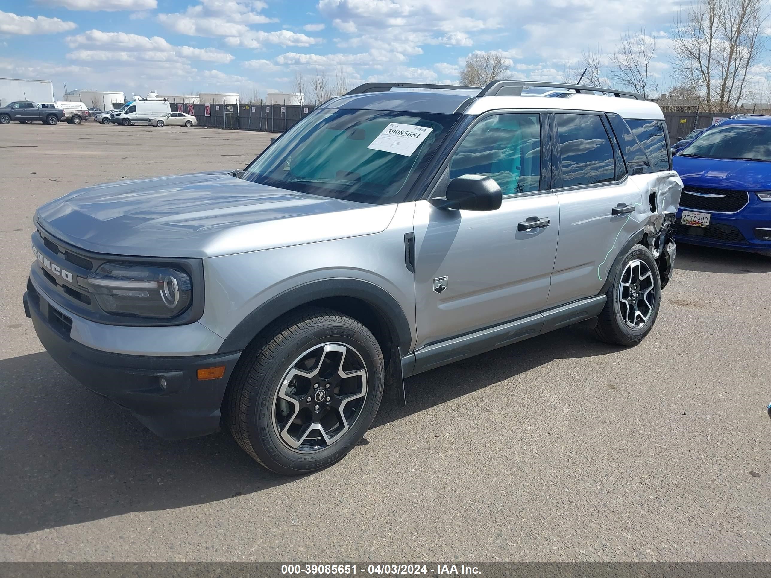 Photo 1 VIN: 3FMCR9B64NRD28937 - FORD BRONCO SPORT 