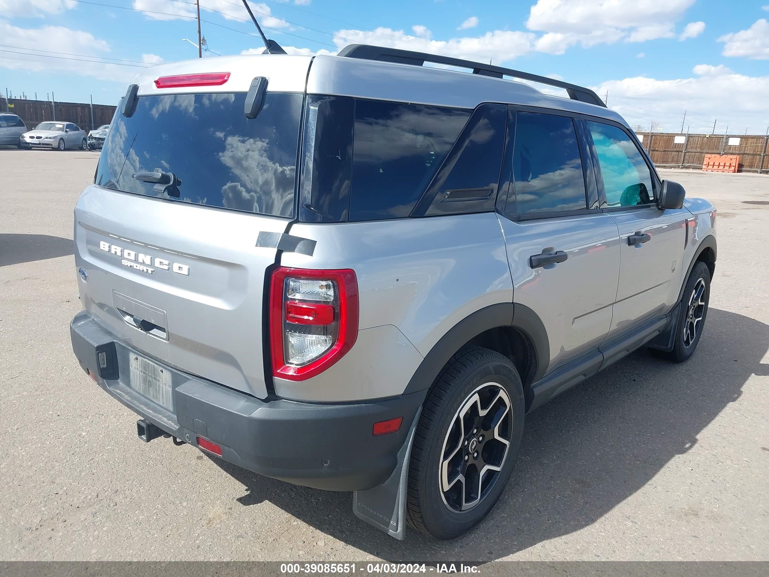 Photo 3 VIN: 3FMCR9B64NRD28937 - FORD BRONCO SPORT 