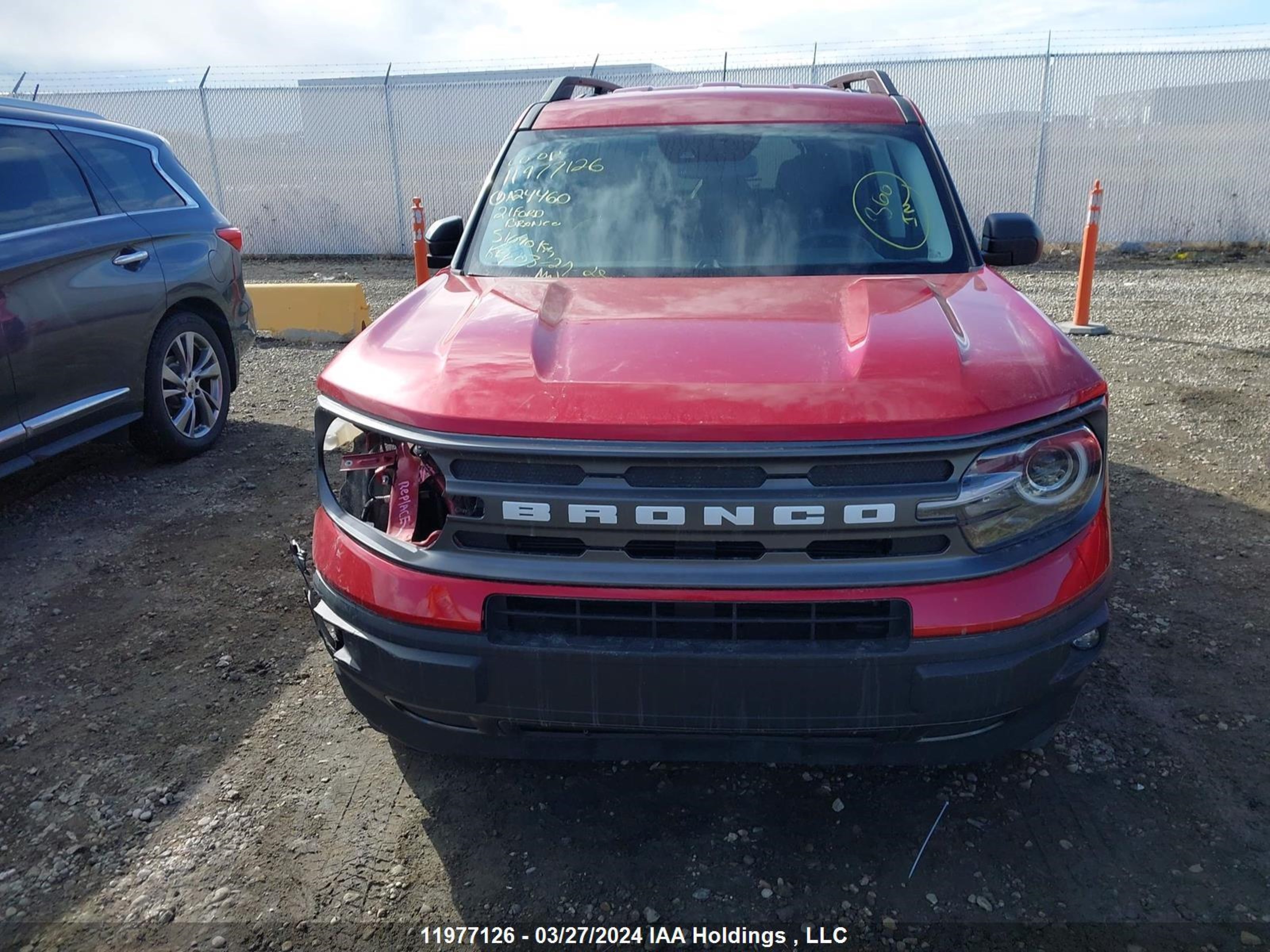 Photo 11 VIN: 3FMCR9B66MRA24460 - FORD BRONCO SPORT 