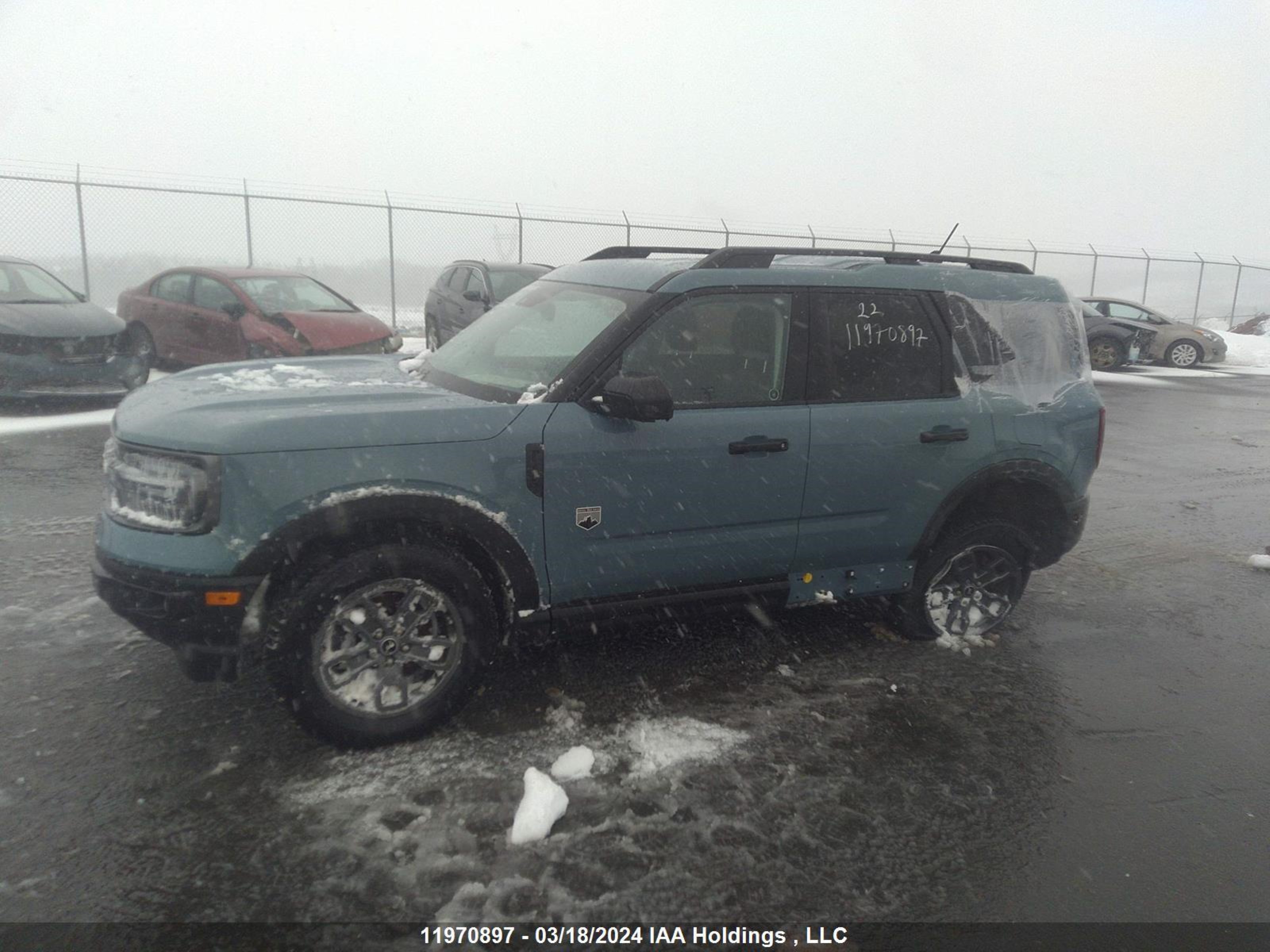 Photo 1 VIN: 3FMCR9B68NRD31274 - FORD BRONCO SPORT 