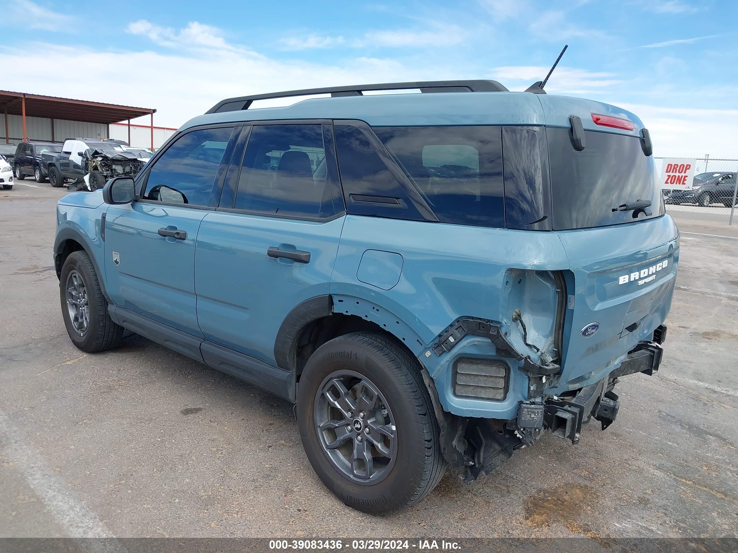 Photo 2 VIN: 3FMCR9B68PRD35344 - FORD BRONCO SPORT 