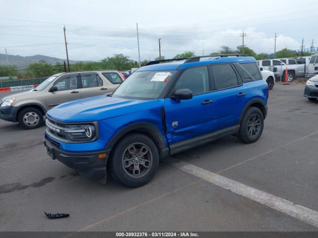 Photo 1 VIN: 3FMCR9B6XNRD25332 - FORD BRONCO SPORT 