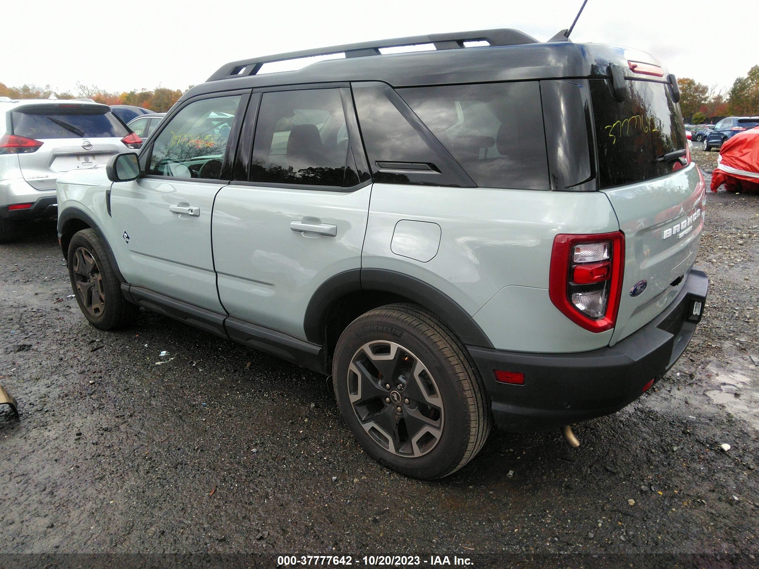 Photo 2 VIN: 3FMCR9C60NRD50027 - FORD BRONCO SPORT 