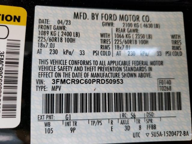 Photo 13 VIN: 3FMCR9C60PRD50953 - FORD BRONCO 