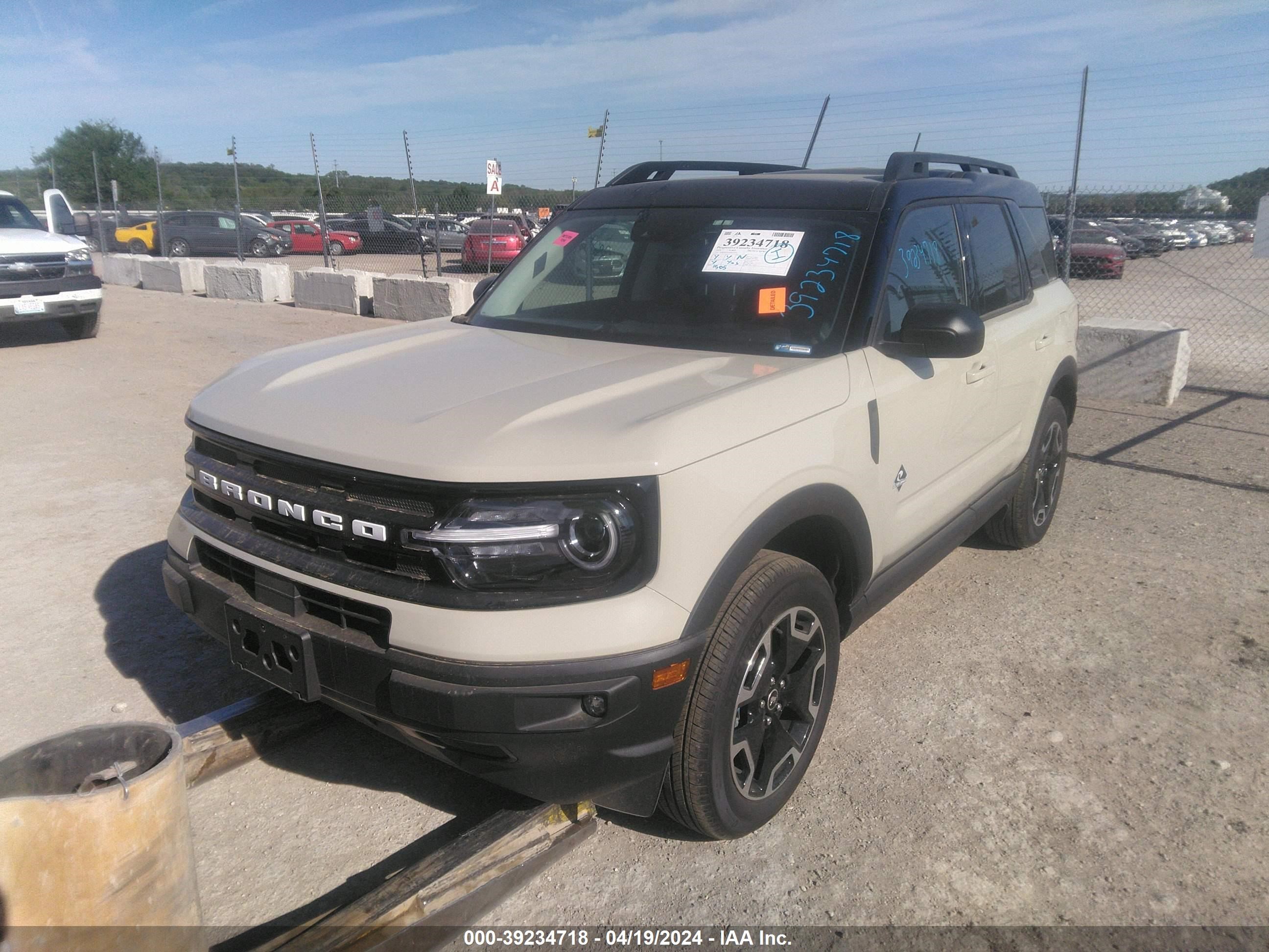 Photo 1 VIN: 3FMCR9C61RRE52930 - FORD BRONCO SPORT 