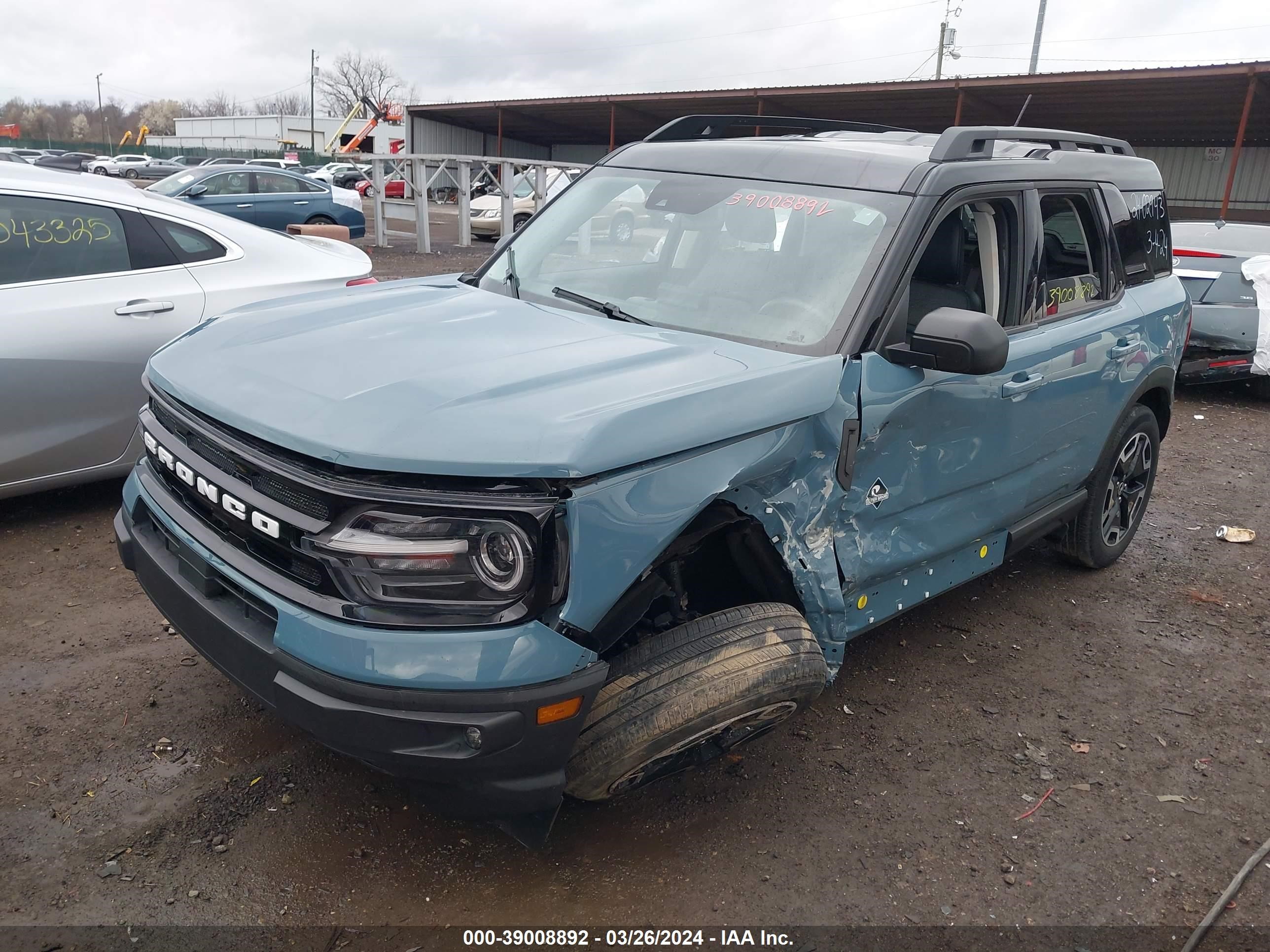 Photo 1 VIN: 3FMCR9C68NRD14036 - FORD BRONCO SPORT 