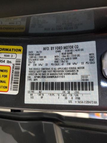 Photo 12 VIN: 3FMCR9C69MRA51151 - FORD BRONCO SPO 