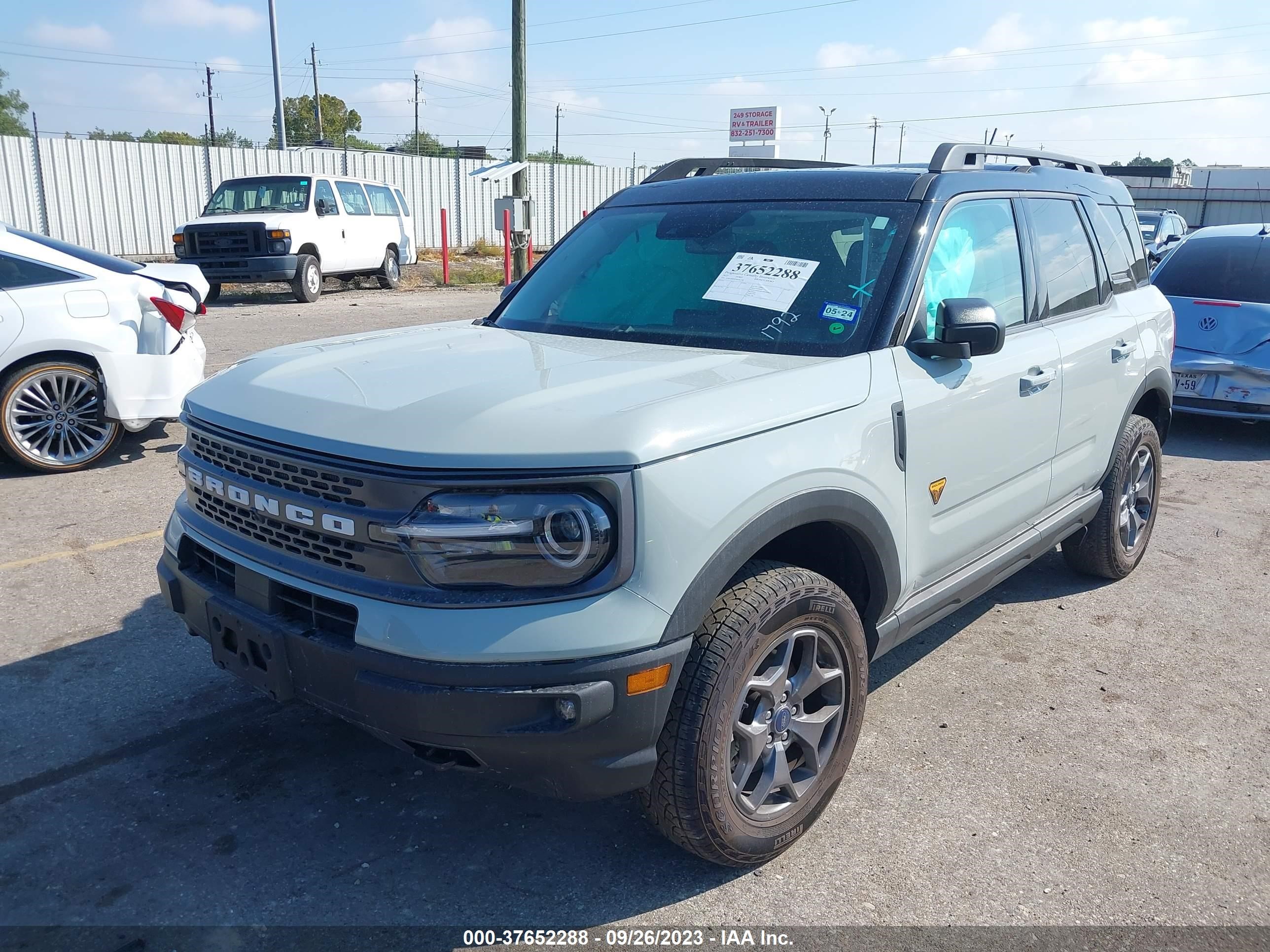 Photo 1 VIN: 3FMCR9D95NRD61792 - FORD BRONCO SPORT 