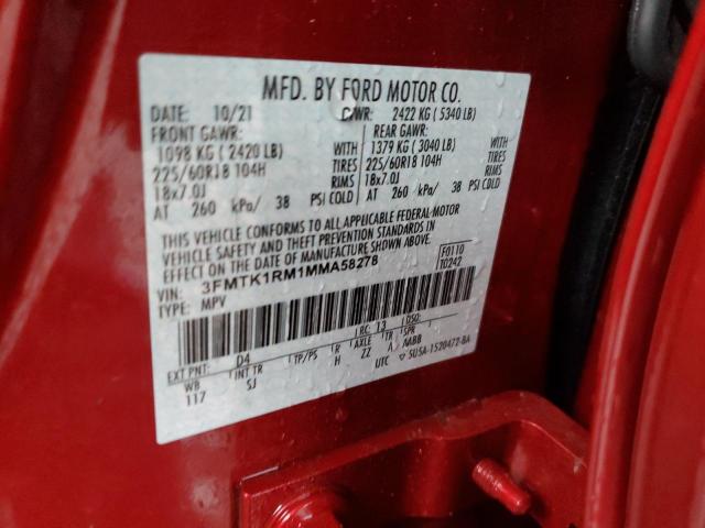 Photo 11 VIN: 3FMTK1RM1MMA58278 - FORD MUSTANG MA 