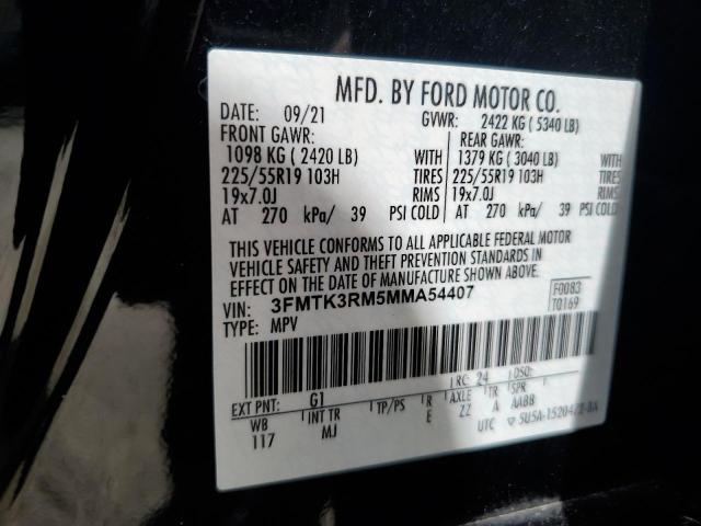 Photo 12 VIN: 3FMTK3RM5MMA54407 - FORD MUSTANG MA 