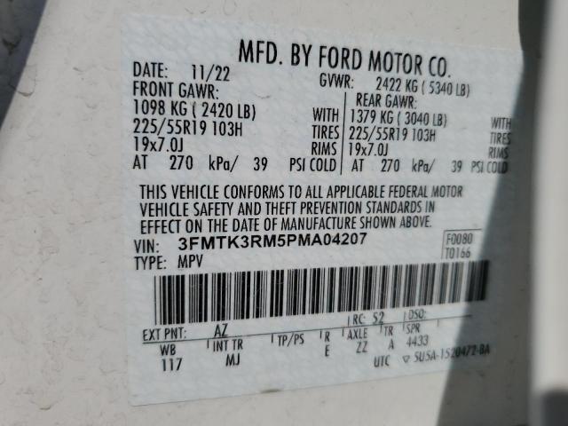 Photo 11 VIN: 3FMTK3RM5PMA04207 - FORD MUSTANG MA 