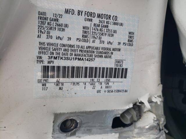 Photo 12 VIN: 3FMTK3SU1PMA14257 - FORD MUSTANG MA 