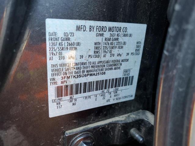 Photo 11 VIN: 3FMTK3SU6PMA25108 - FORD MUSTANG MA 