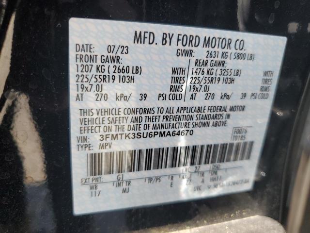 Photo 13 VIN: 3FMTK3SU6PMA64670 - FORD MUSTANG MA 