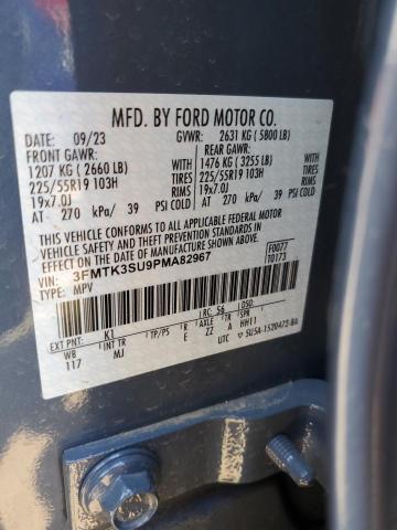 Photo 12 VIN: 3FMTK3SU9PMA82967 - FORD MUSTANG MA 