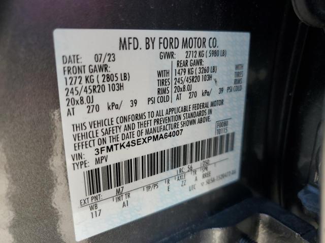 Photo 13 VIN: 3FMTK4SEXPMA64007 - FORD MUSTANG MA 