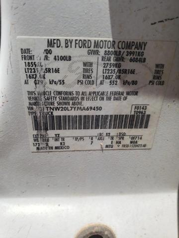 Photo 11 VIN: 3FTNW20L7YMA69450 - FORD F250 