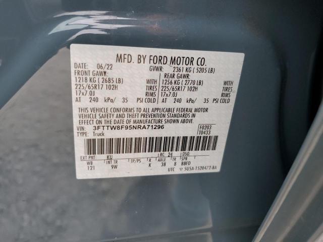 Photo 11 VIN: 3FTTW8F95NRA71296 - FORD MAVERICK X 