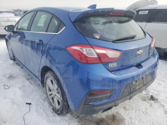 Photo 2 VIN: 3G1BE6SM0HS513274 - CHEVROLET CRUZE LT 