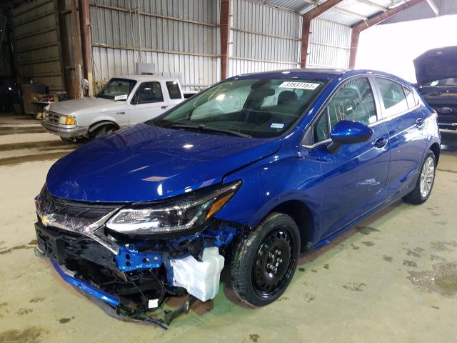 Photo 1 VIN: 3G1BE6SM0KS599077 - CHEVROLET CRUZE LT 