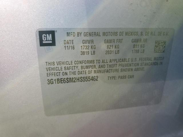 Photo 12 VIN: 3G1BE6SM2HS555462 - CHEVROLET CRUZE 