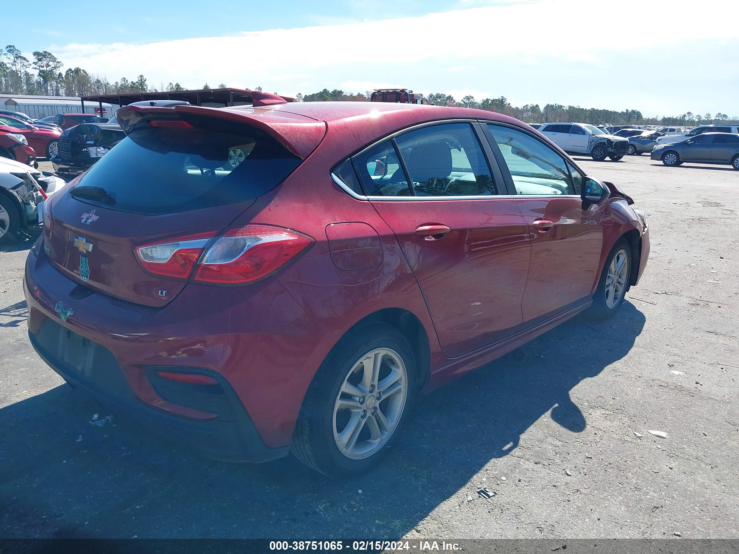 Photo 3 VIN: 3G1BE6SM3HS525063 - CHEVROLET CRUZE 