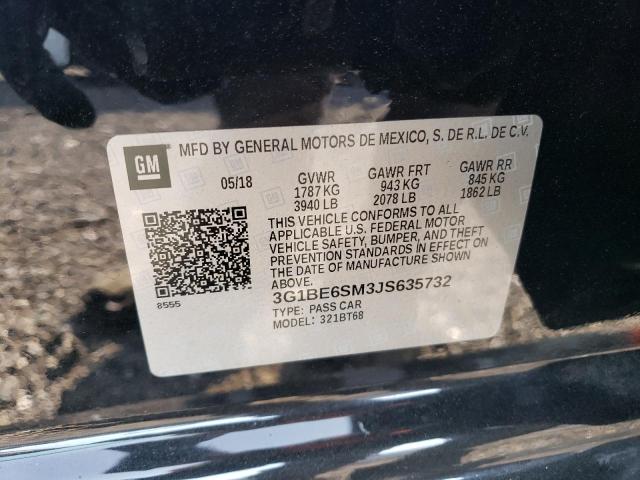 Photo 11 VIN: 3G1BE6SM3JS635732 - CHEVROLET CRUZE 