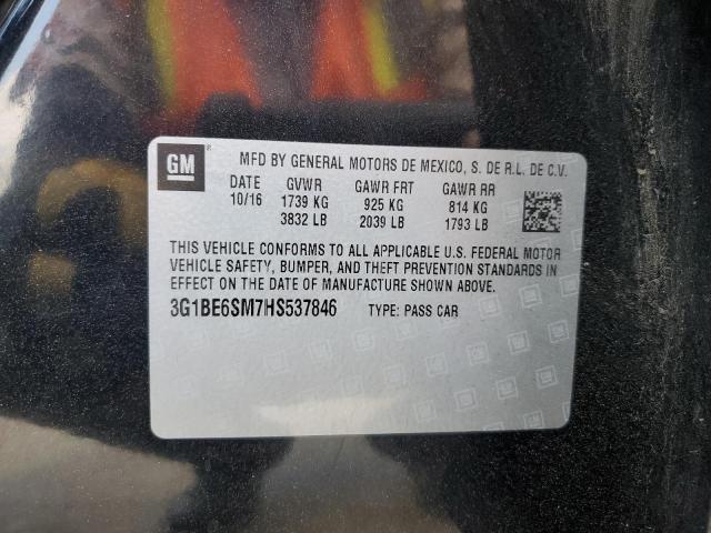 Photo 12 VIN: 3G1BE6SM7HS537846 - CHEVROLET CRUZE 