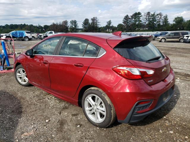 Photo 2 VIN: 3G1BE6SM8HS518500 - CHEVROLET CRUZE LT 