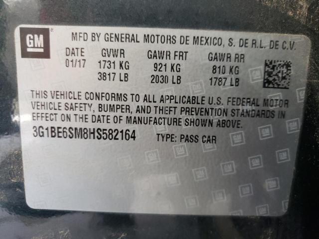 Photo 9 VIN: 3G1BE6SM8HS582164 - CHEVROLET CRUZE LT 