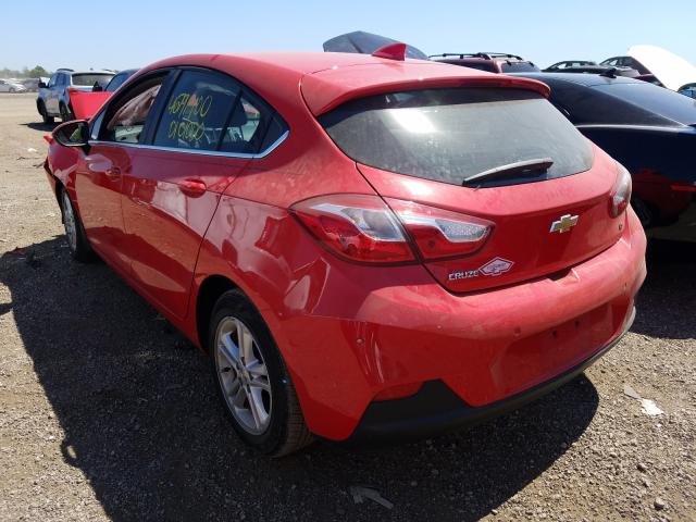 Photo 2 VIN: 3G1BE6SMXHS555497 - CHEVROLET CRUZE LT 