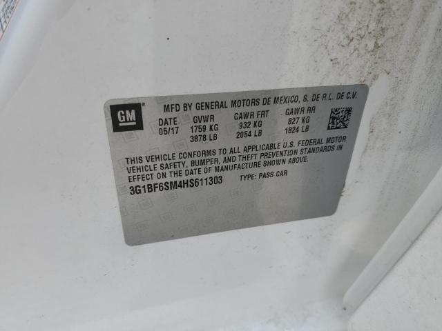 Photo 12 VIN: 3G1BF6SM4HS611303 - CHEVROLET CRUZE PREM 