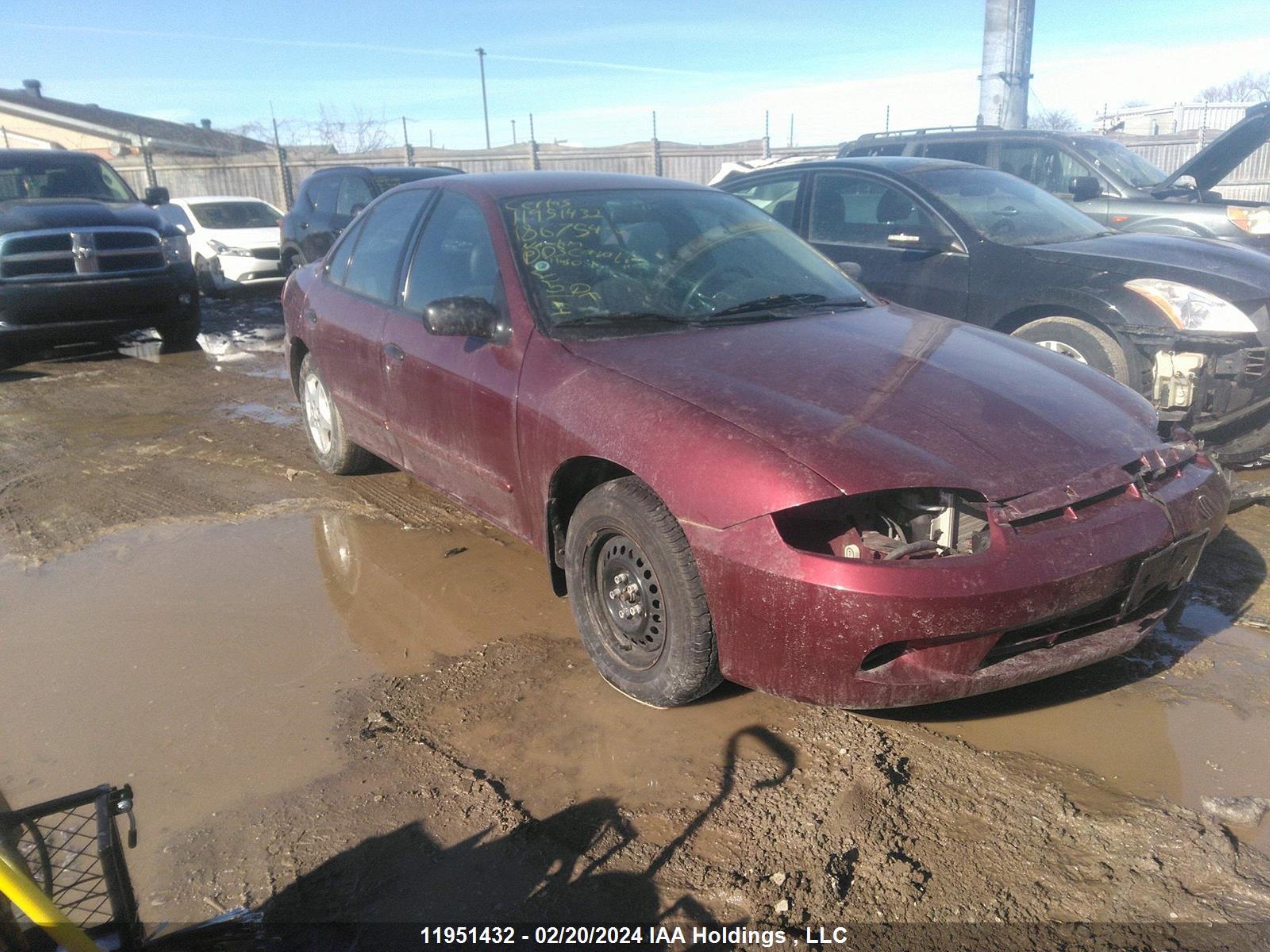 Photo 0 VIN: 3G1JC52F23S186754 - CHEVROLET CAVALIER 