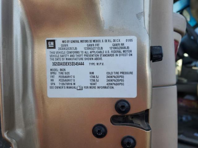 Photo 11 VIN: 3G5DA03EX5S549444 - BUICK RENDEZVOUS 