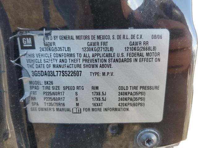 Photo 12 VIN: 3G5DA03L77S522607 - BUICK RENDEZVOUS 