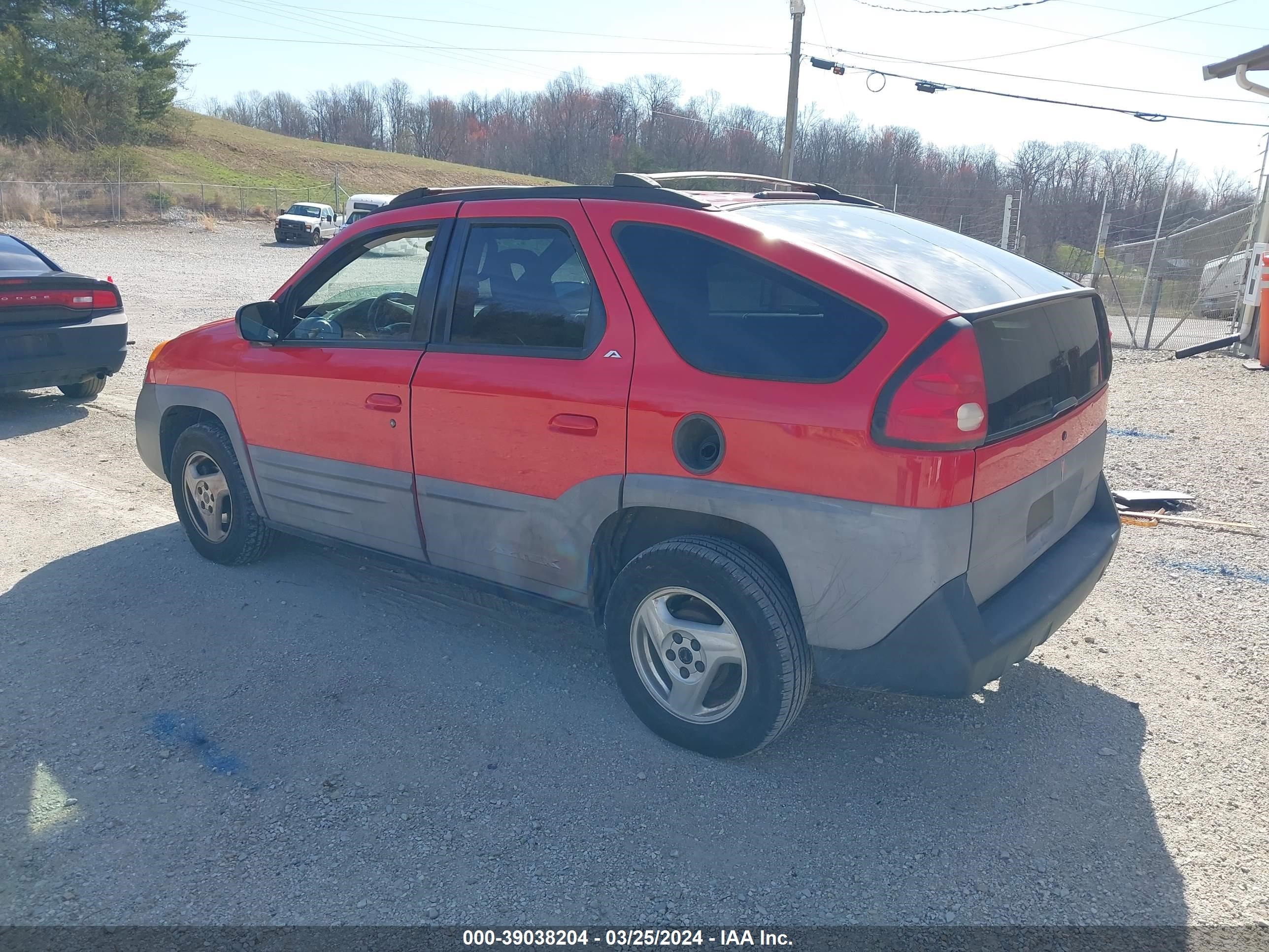 Photo 2 VIN: 3G7DA03E71S531095 - PONTIAC AZTEK 