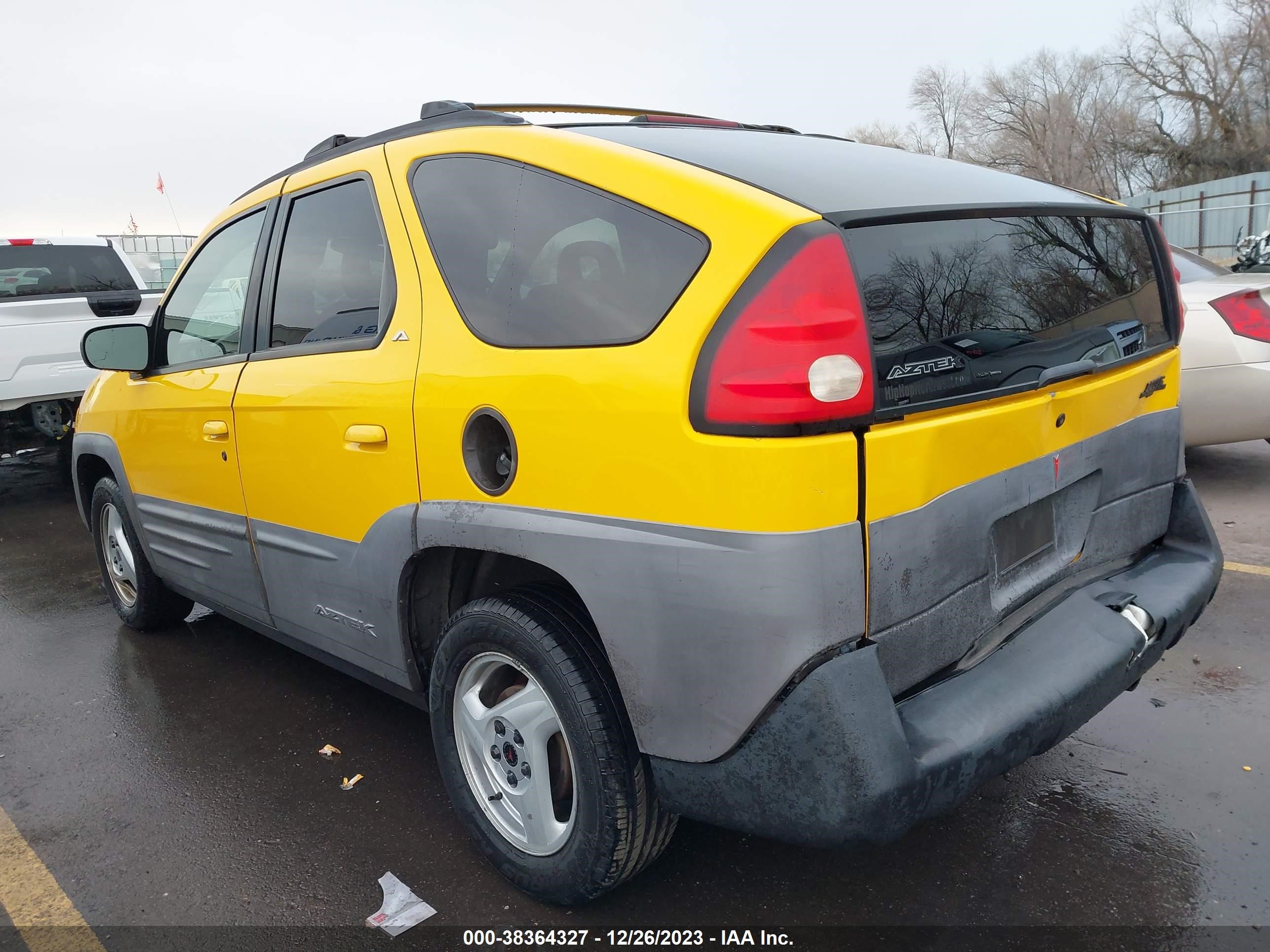 Photo 2 VIN: 3G7DA03E71S545658 - PONTIAC AZTEK 