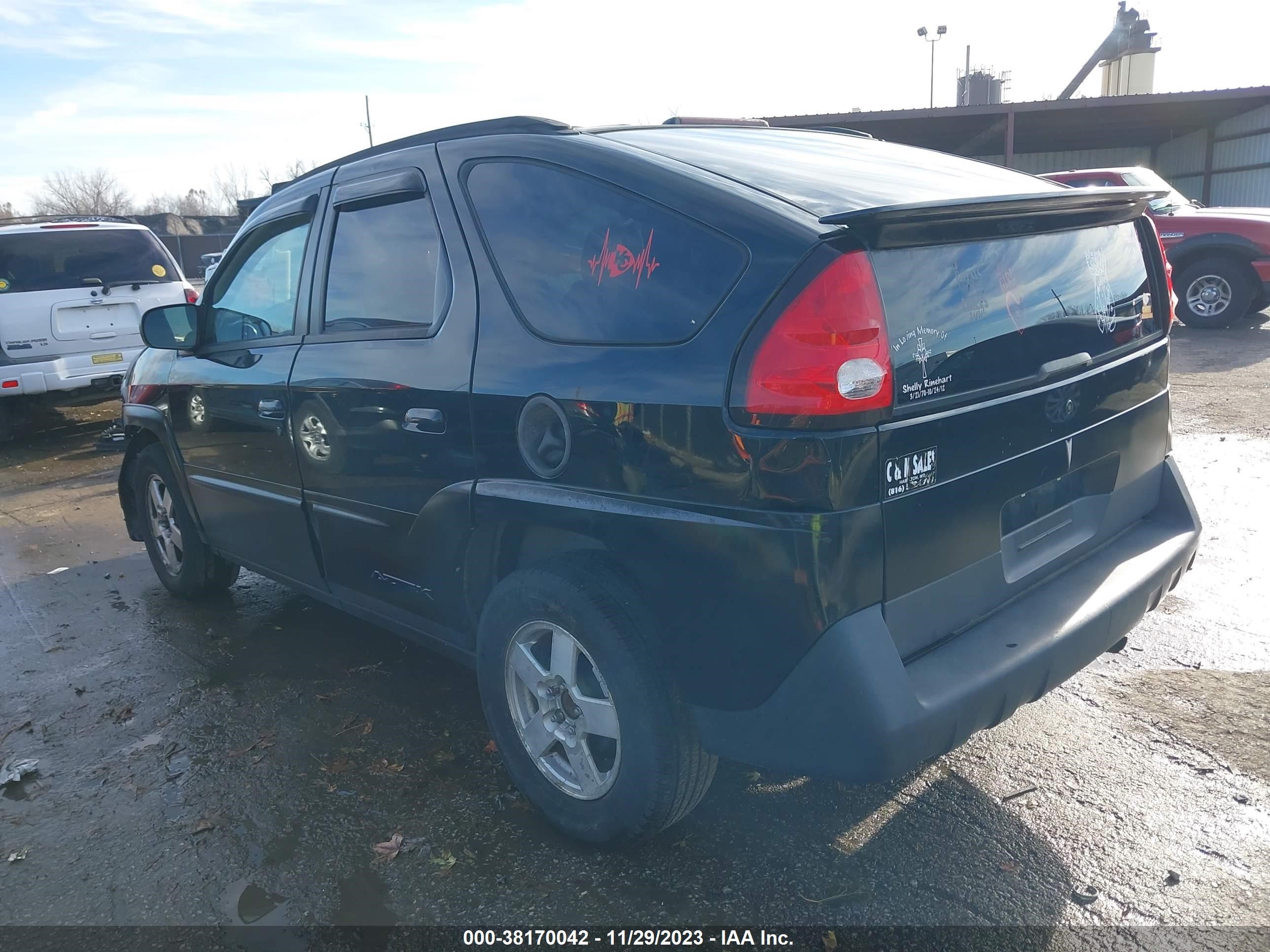 Photo 2 VIN: 3G7DA03EX3S537265 - PONTIAC AZTEK 