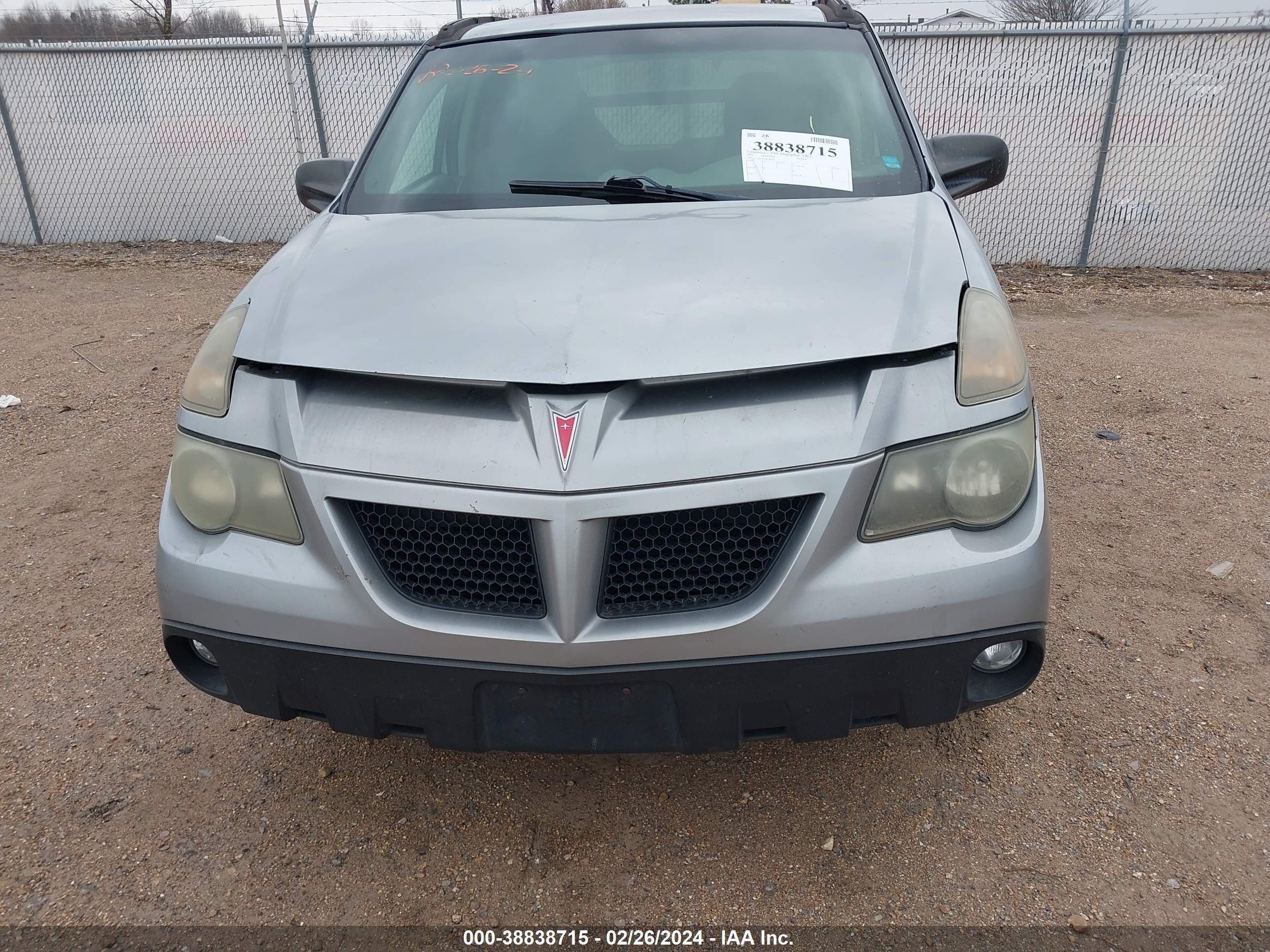 Photo 5 VIN: 3G7DB03E44S585603 - PONTIAC AZTEK 