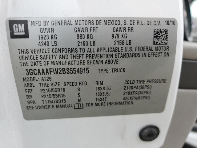 Photo 9 VIN: 3GCAAAFW2BS554915 - CHEVROLET HHR PANEL 