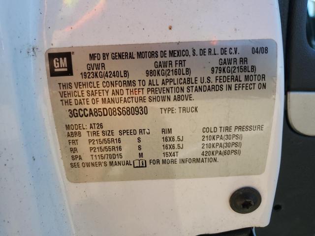 Photo 12 VIN: 3GCCA85D08S680930 - CHEVROLET HHR PANEL 