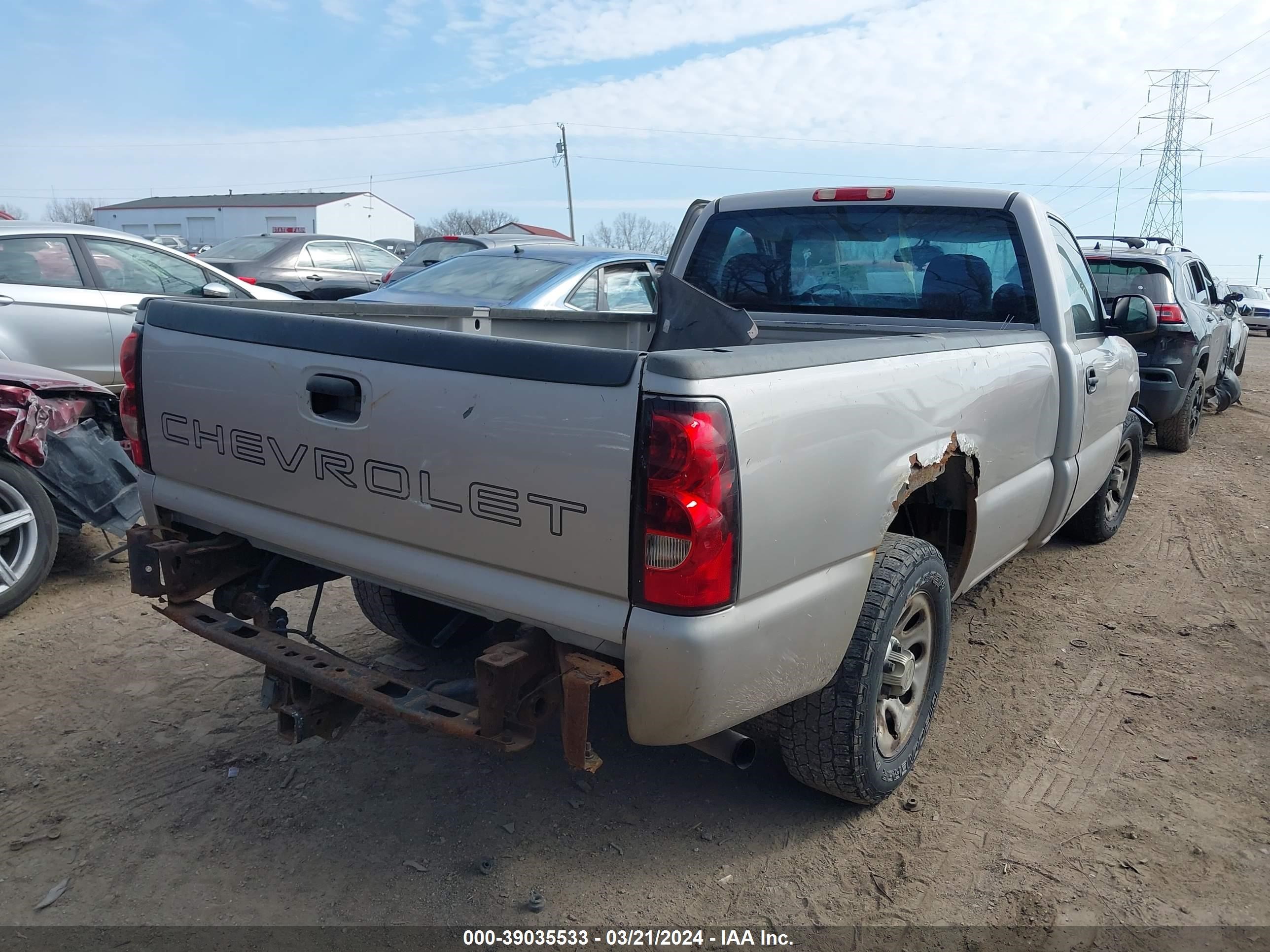 Photo 3 VIN: 3GCEC14V86G229989 - CHEVROLET SILVERADO 