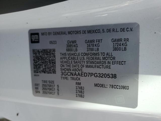 Photo 11 VIN: 3GCNAAED7PG320538 - CHEVROLET SILVERADO 