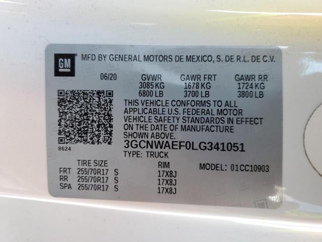 Photo 11 VIN: 3GCNWAEF0LG341051 - CHEVROLET SILVERADO 