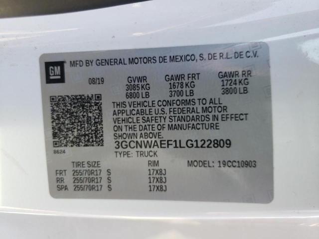 Photo 9 VIN: 3GCNWAEF1LG122809 - CHEVROLET SILVRDO LS 