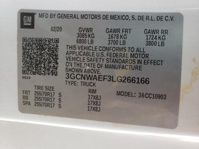 Photo 9 VIN: 3GCNWAEF3LG266166 - CHEVROLET SILVERADO 