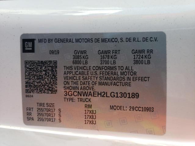 Photo 9 VIN: 3GCNWAEH2LG130189 - CHEVROLET SILVERADO 