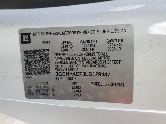 Photo 11 VIN: 3GCNYAEF3LG129447 - CHEVROLET SILVERADO 