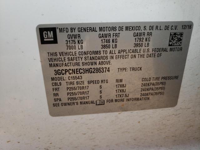 Photo 11 VIN: 3GCPCNEC3HG286374 - CHEVROLET SILVERADO 